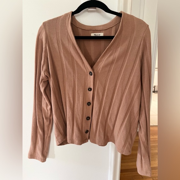 Madewell Ribbed Sweater-Knit Cardigan 2-Piece Set - Picture 5 of 7